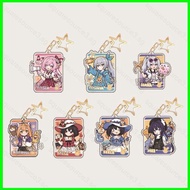 Honkai Star Rail Elysia Kiana Acrylic Keychain Backpack Pendant Bags Accessories Anime Periphery
