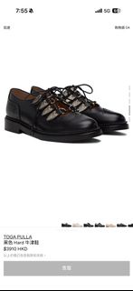 Toga pulla gillie shoes 女裝 鞋 Loafers 皮鞋 西裝鞋 牛津鞋