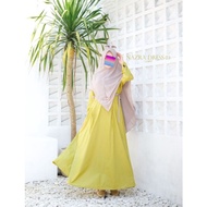 Gamis Polos Nazra Dress By Attin