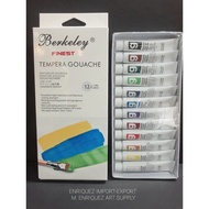 Berkeley Tempera Gouache 12ml 12tubes