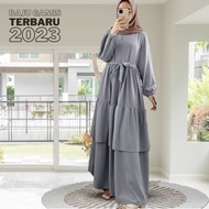 Baju Gamis Terbaru Baju Lebaran 2023 Model Terbaru2023 Polos Premium