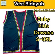 Bidayuh Costume vest bidayuh  vest lelaki bidayuh baju bidayuh