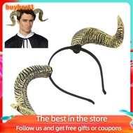 Buybest1 ZJchao Adjustable Sheep Horn Headband for Halloween Cosplay  Stage Shows Parties & Carnival