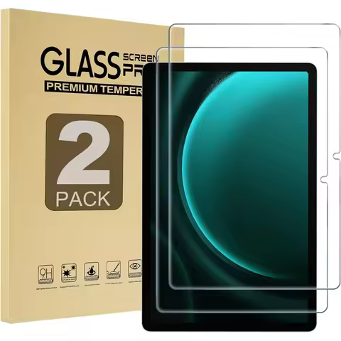 2pcs 9H Tempered Glass Screen Protector For Samsung Galaxy Tab S7 S8 S9 FE Plus 12.4'' 11.0 S5E A7 S