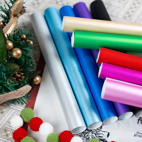 1 roll Adhesive Glitter Vinyl for Cricut Joy Xtra/Maker, Shimmer Permanent vinyl for Cricut DIY Proj