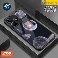 Softcase Glass Kaca REALME C53 NFC Latest [SK51] - Softcase glass Realme C53 - Softcase Glass Glitte
