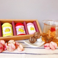 [Muzo X Carton Cat] Christmas Gift _ Unboxing Cat Flowering Tea 3pcs Canned Box (3 Cans/Box)