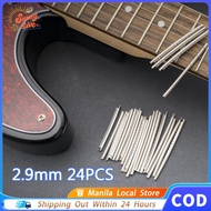24pcs Acoustic Guitar Fret Wire 2.9mm Stainless Steel Guitar Fingerboard Fret Replacement Parts