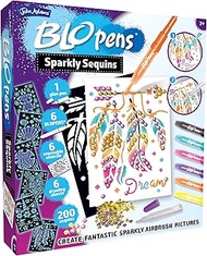 Blopens John Adams Glitter Sequin Kit: Create Fantastic Sparkly Airbrush Images! | Arts & Crafts | A