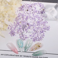 [CORAL SEA] Marble Glitter Nail Art Accessories Decoration Manicure Materials Marshmallow Sequins Stickers Wear Nails