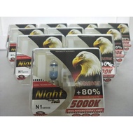 Kaier Super Bright Car Halogen Headlight Bulb H4 H7 2 PCS 12v