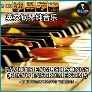 【Piano English Music 英文钢琴音乐】•14 Hours Non-Stop• USB Pendrive MP3 车载音乐U盘 HQ Sound READY STOCK | M006