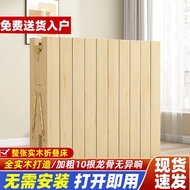 Katil Lipat Kayu Pepejal 90cm Pejabat Asrama Pelajar Kolej Katil Single Katil Double Katil Kayu Pepe