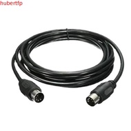 HUBERTFP DIN 5PIN Cable MIDI DIN 5PIN Music Cable DIN Plug to 5 Pin M/M Cable Adapter 5PIN Male to M
