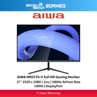 AIWA MD2725-V 27" Full HD Gaming Monitor - IPS/1ms/180hz/HDMI/DP