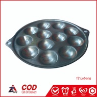 cetakan martabak mini 12 lobang cetakan baklor gratis cungkilan / loyang martabak / loyang kue cubit
