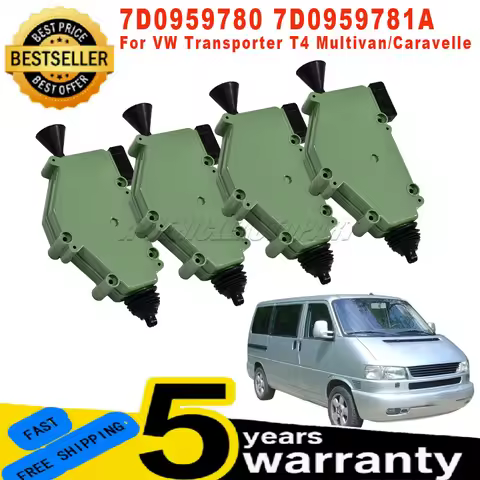 New For VW Transporter T4 Multivan/Caravelle 1/2/4Pcs Central Locking Motor Actuators 4Pins 7D095978