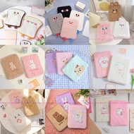 Tablet bag compatible for Ipad bag Girly cute furry bunny tablet storage bag 11 inch / 10.5 inch / 10.2 inch / 9.7 inch