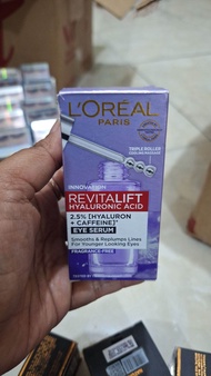 Loreal Eye Serum Triple Roller Hyaluronic Caffeine Eye Serum 20 ml - Serum Mata L’Oreal Paris 20ml O