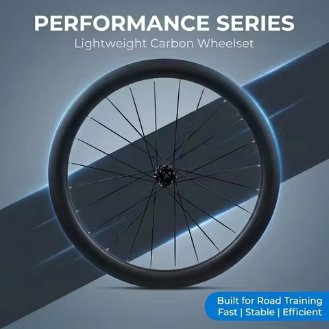 700C Carbon Wheelset Disc Brake Tubeless Ready Road Bike Wheels Lightweight Performance Wheelset