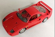 Ferrari F40   1：18   紅色金屬模型車
