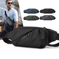 New Men's Multifunctional Waist Bag Water-Repellent Casual Sports Chest Bag Outdoor Cycling Bag Fashionable Brand Crossbody Bag