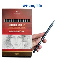 KOH wooden shellless solid charcoal pencil, spiritual painting pencil HB/ 2B/ 4B/ 6B/ 8B