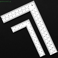 PATRICIA1 L Square Ruler, Measuring Tool Stainless Steel Metal Ruler, Drawing Tools Double-Sided Sma