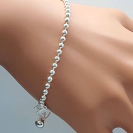 #Promo*Origianl Silver Bola 银手链/银脚链# Rantai Tangan/Gelang Kaki Pure Original 925 Silver Bracelet 纯银手