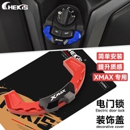 Chekis for YAMAHA XMAX300 XMAX250 V1 V2 V3 Modified electric door lock protective cover key switch d