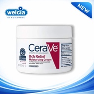 CeraVe Itch Relief Moisturizing Cream with 1% Pramoxine HCl | For Dry & Itchy Skin | 340g Fragrance