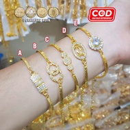 24k Gold Jewelry Bracelet with Broken Gold Chain Model