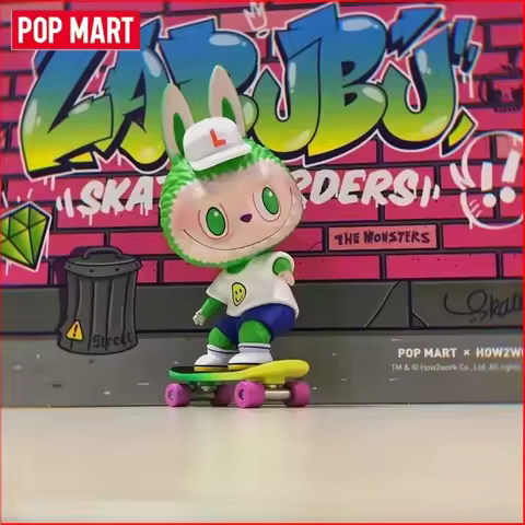 POP MART LABUBU Limited Elevator Collection Debut Field Trip SpongeBob SquarePants Skateboard Sweet 