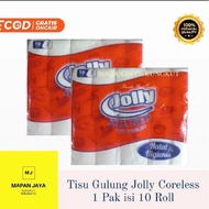 Tisu Gulung Jolly Coreless Tissue Roll Jolly Kuliner 10 Roll / Tissue Coreless Jolly