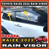 TOYOTA RAIZE 2022 RAIN VISOR (TOYOTA RAIZE ACCESSORIES) raize visor