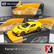 TOC Thrill of Collector 1: Ferrari 812 Competizione Matt Giallo Triplo Strato Opaco with Water Stick