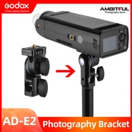 Godox AD-E2 E Holder Bracket with 1/4" Screw On The Top to Hold Godox AD200 AD200PRO AD300PRO Flash 