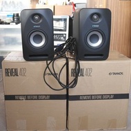 錄音室專用TANNOY REVEAL 402 4吋 主動式監聽喇叭2台 二手外觀新 功能正常 原箱子