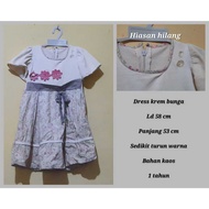 Baby girl dress 1 year old prelove baby festive clothes