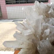 [友克鑫礦業]ac662約8.82kg 白水晶簇 水晶簇 淨化消磁 天然水晶 水晶柱 原礦 原石