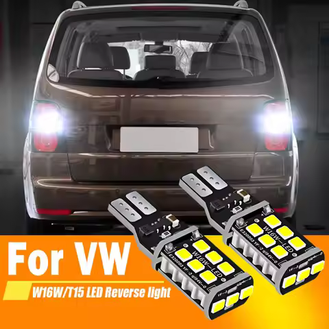 2pcs For VW Passat B7 B8 Touran 2010-2019 Golf mk6 mk7 6 7 LED Backup Light Blub Reverse Lamp W16W T