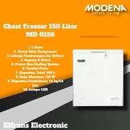 Diskon Modena Freezer Md0156W Chest Freezer Modena 150 Liter Md 0156