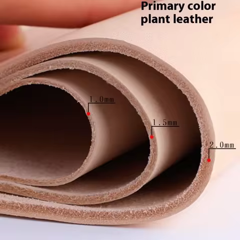Planted tanned leather, genuine leather, top layer cowhide, tree paste leather, DIY handmade origina