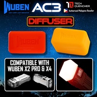 Wuben AC3 Diffuser Cap for Wuben X2 Pro and X4 Flashlight - Durable Silicone - Camping - Emergency