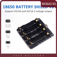 [bigbag.sg] 18650 Battery Holder Li-ion Battery V3 Shield Holder Micro USB for Raspberry Pi