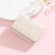 dompet wanita  Dompet pendek lipat kecil dompet wanita dompet kucing beg kad wang tunai