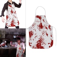 CH* Halloween Bloody Apron Halloween Theme Props Fancy Dress Scary Apron Costumes