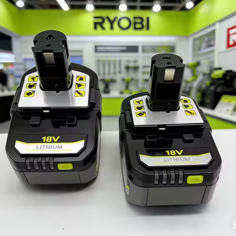 RYOBI 18V ONE+ 6.0Ah 8.0Ah Premium Lithium Rechargeable Battery 2026 New Upgrade Shockproof Long End