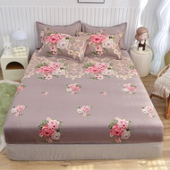 DORAMILL Bedsheet (Single / Super Single / Queen / King)European-style sheets Cotton Fitted Bedsheet Set Cadar Getah Keliling Sarung BEST