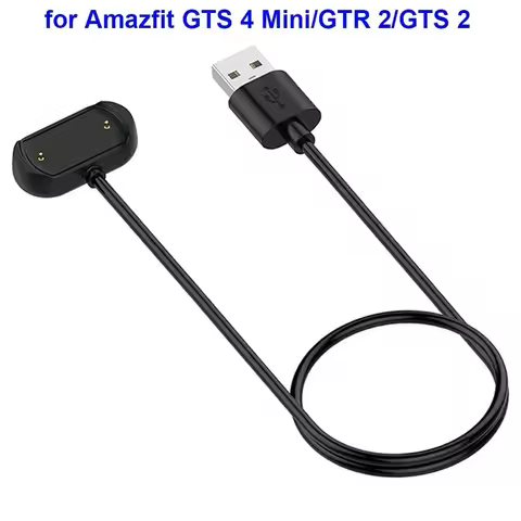 Charger for Amazfit Bip 3/ Bip 3 Pro/ GTS 4 Mini/ Bip U Pro/GTS 2/ GTR 2/ GTS2 Mini/ GTS 2e/ T-Rex P